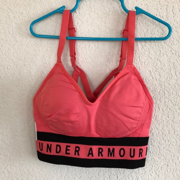 Under Armour UA Seamless Longline Sports Bra - Picture 3 of 7